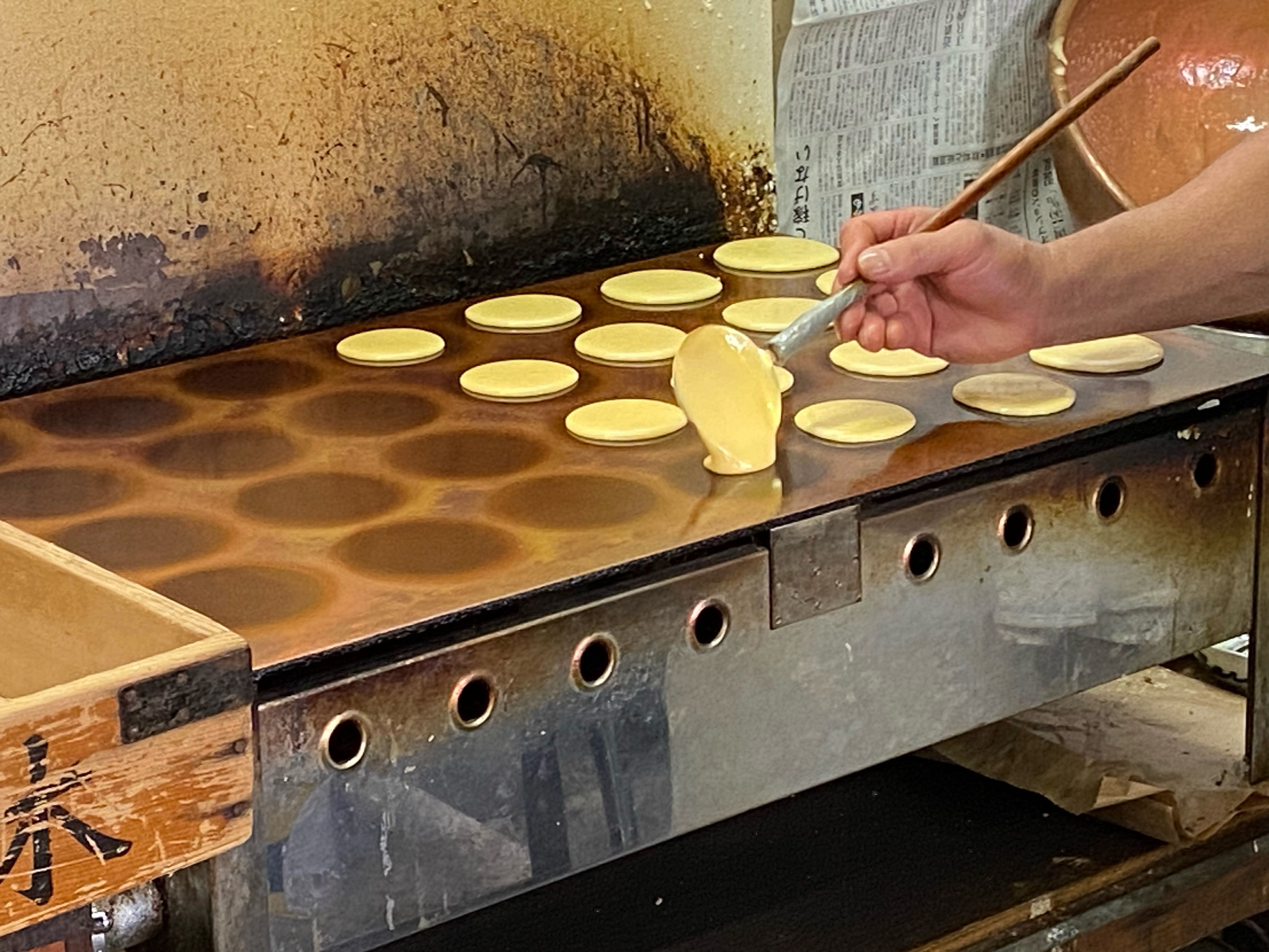 どら焼き作り